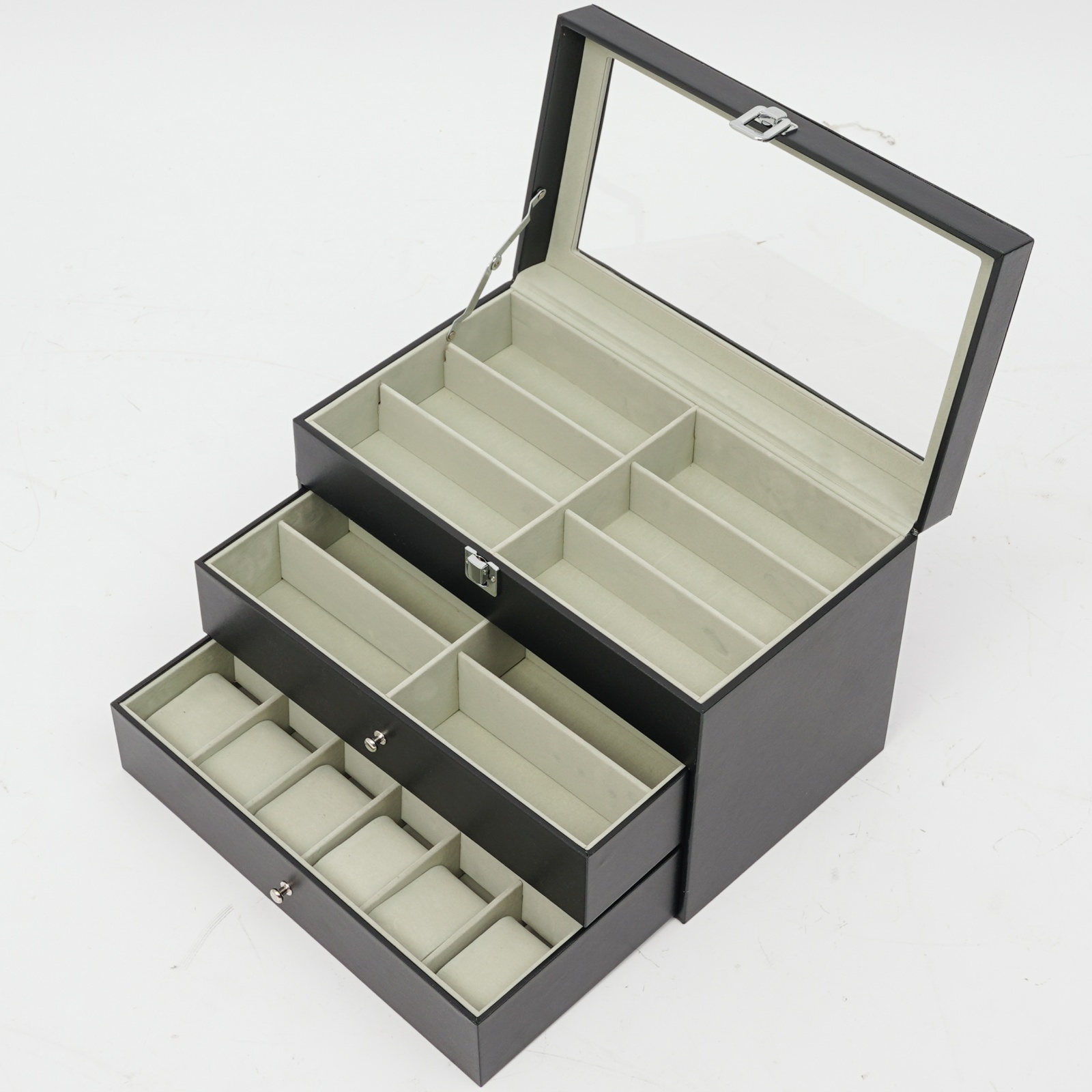 Winter Clothing Organizer - Watch Box Watches and Glasses Display