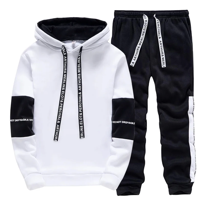 Winter Clothing Usa - Tracksuit for Man Casual Hooded Sweatshirts