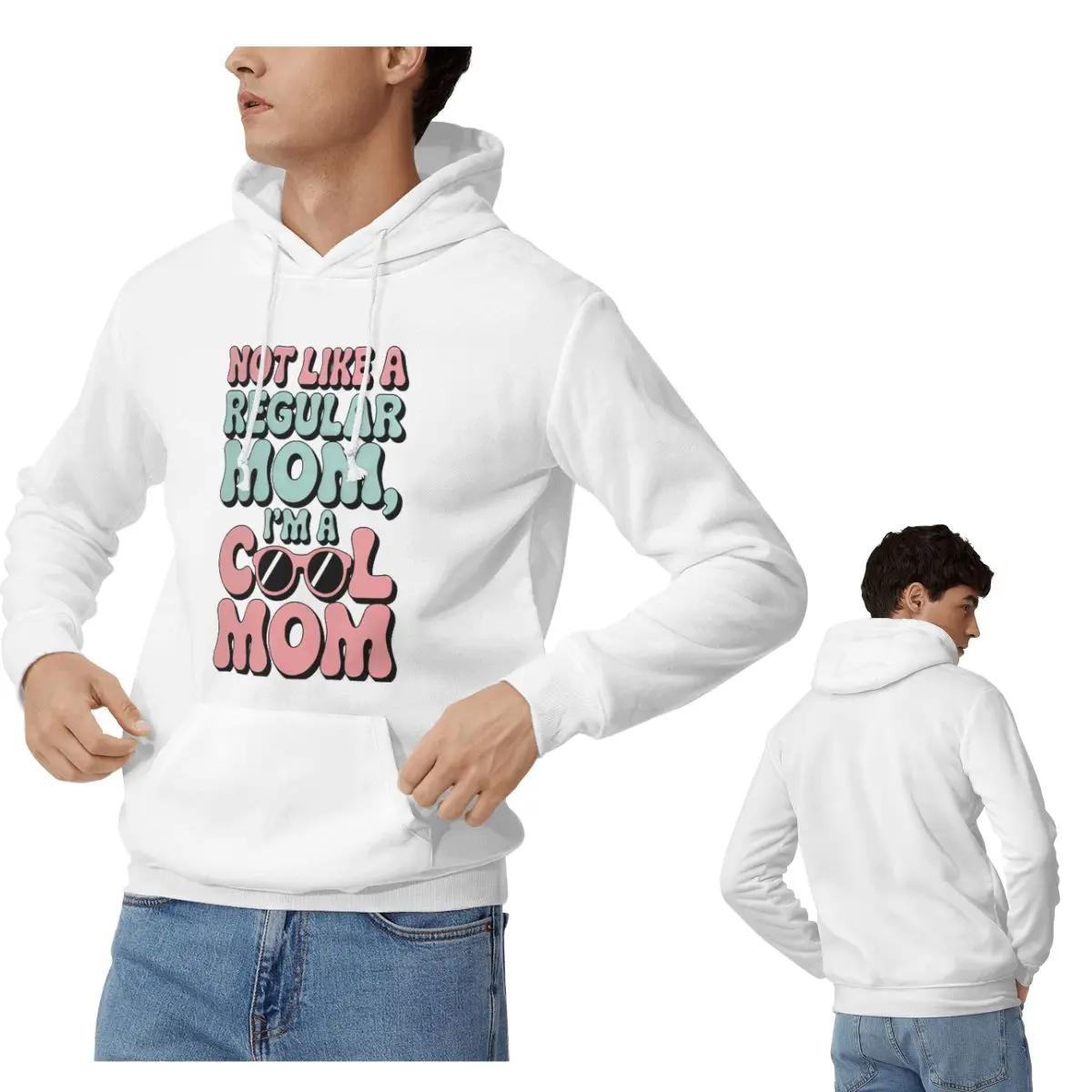 Winter Clothing Quotes - Cool Mom Retro Typography Fun Aesthetic