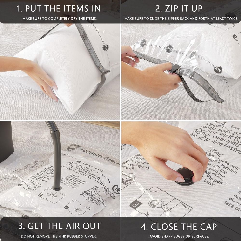 Winter Clothing Organizer - Thickened Vacuum Storage Bags Heavy Duty