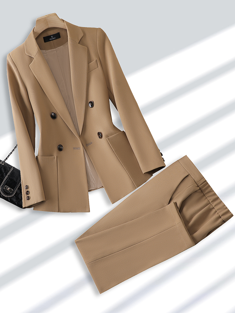 Winter Clothing Work - Fashion Ladies Pant Suit Formal Women