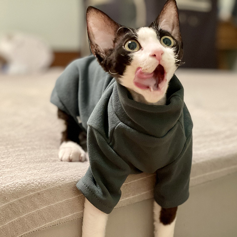 Winter Clothing For Toddlers - Sphynx Cat Clothes Baby Soft Cotton