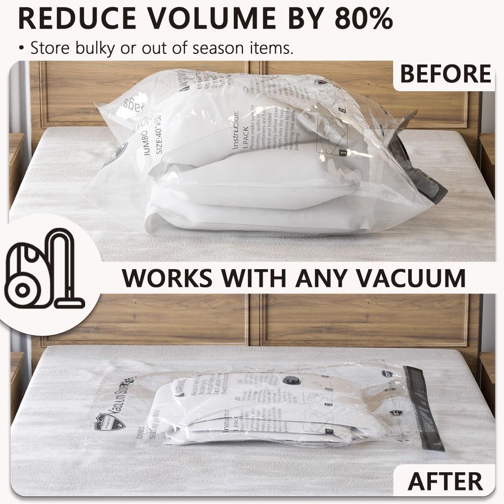 Thickened Vacuum Storage Bags  - Winter Clothing Organizer 评论和价格