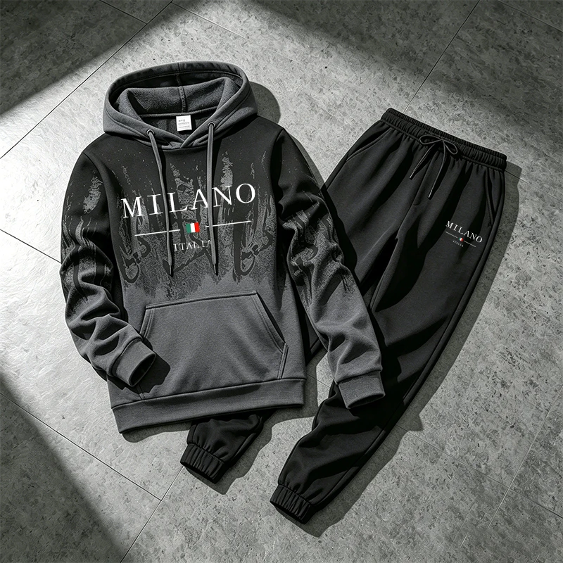 Splashed ink Men's Hoodie Trac - Winter Clothing Usa 评论和价格