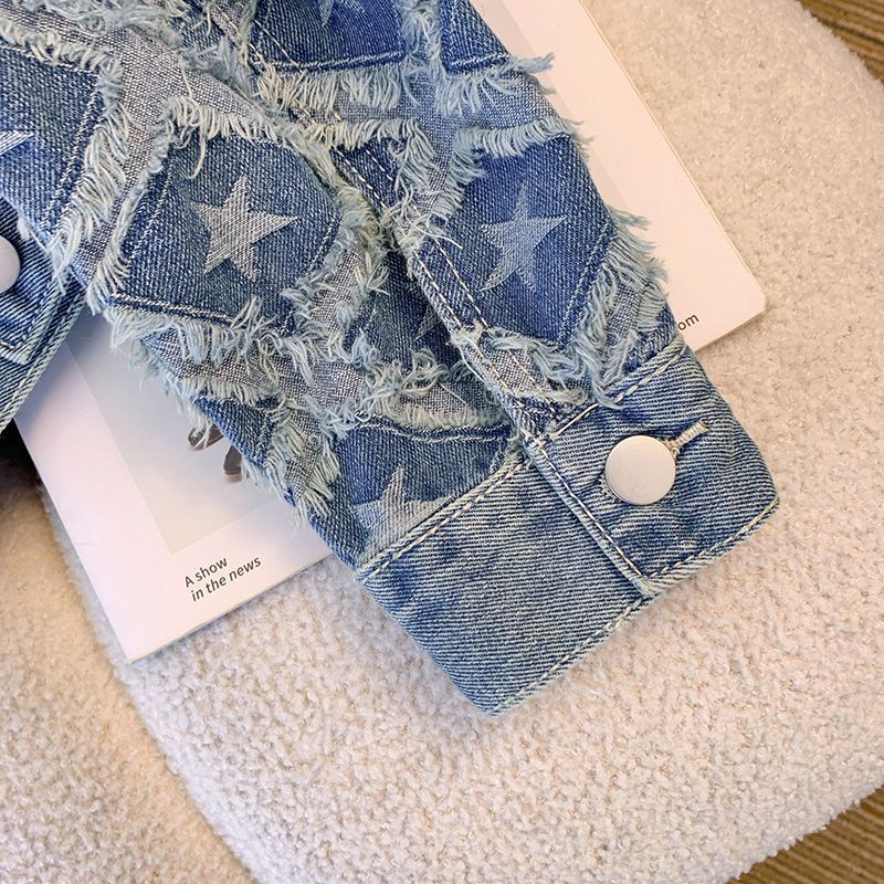Coat Women Denim Coats Round N - Winter Clothing Work 评论和价格