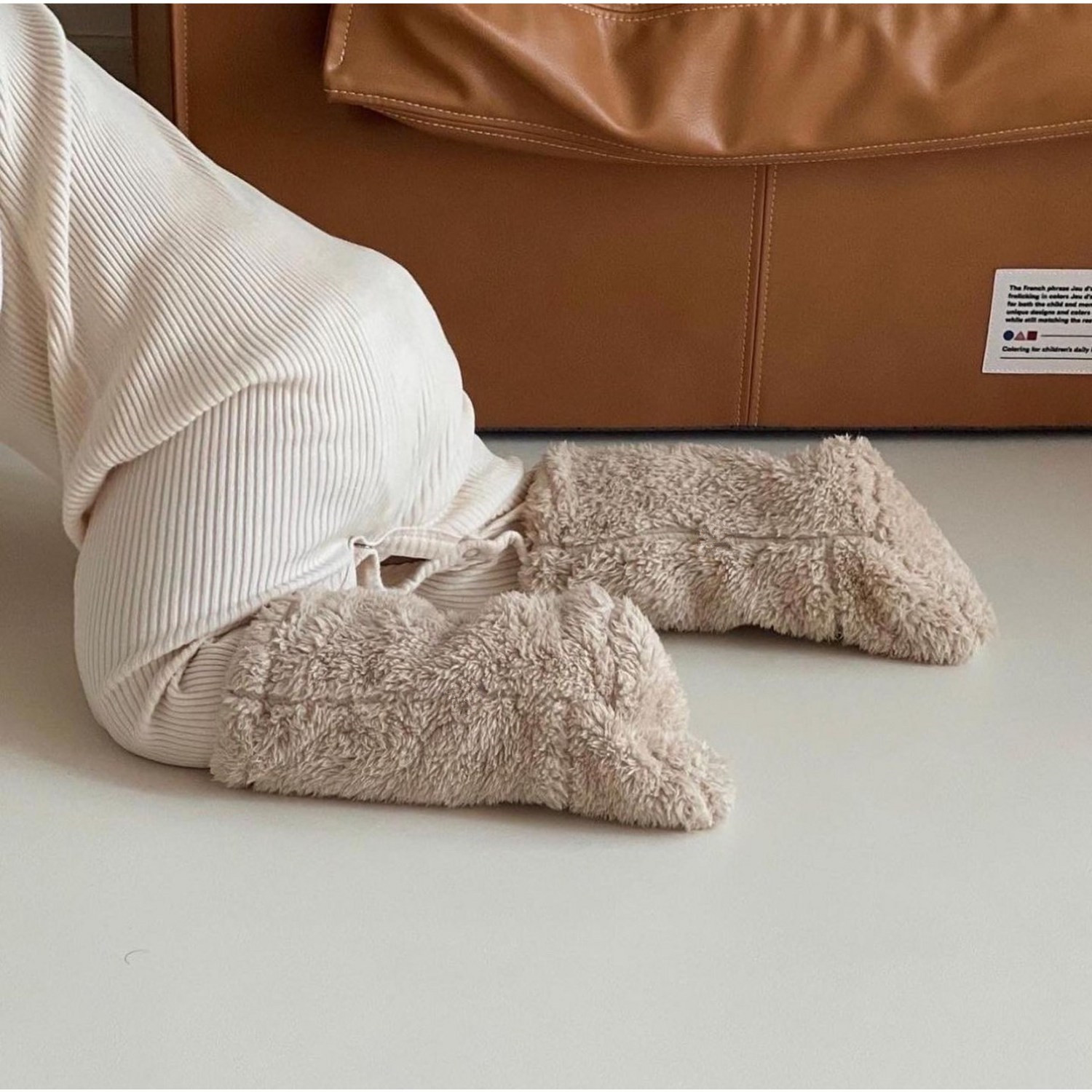 Warm Winter Baby Socks Coral F - Winter Clothing Toddler 评论和价格