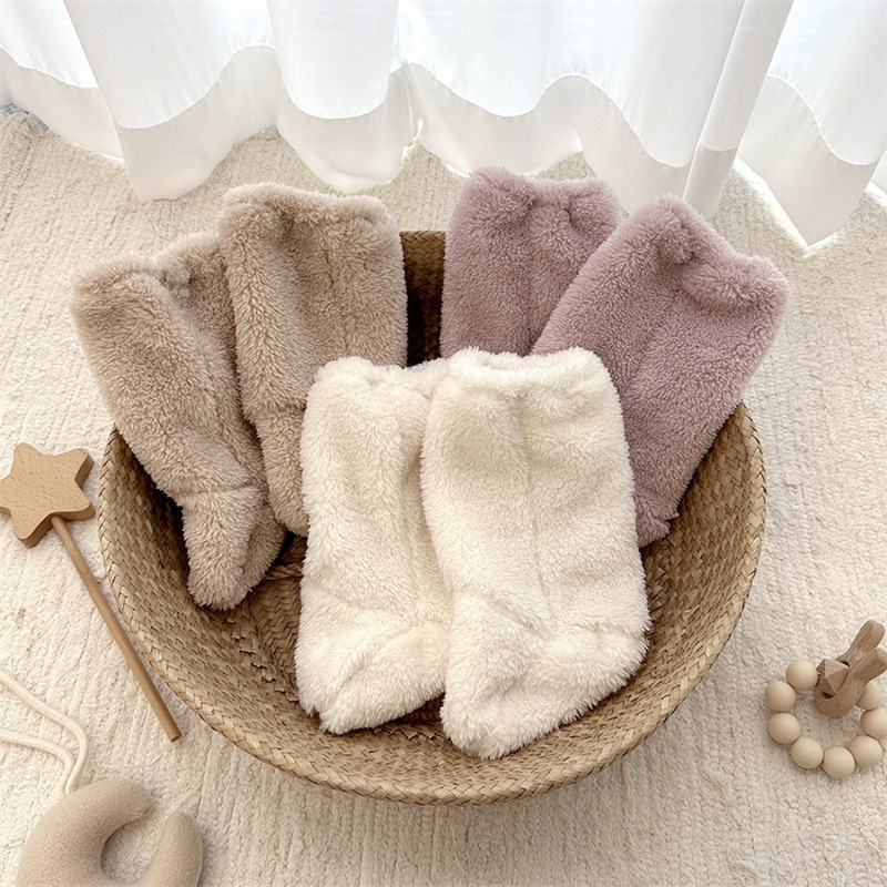 Warm Winter Baby Socks Coral F - Winter Clothing Toddler 评论和价格
