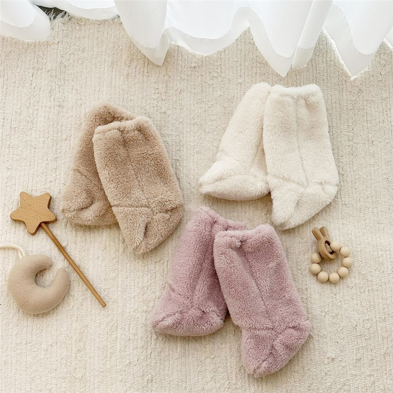 Warm Winter Baby Socks Coral F - Winter Clothing Toddler 评论和价格