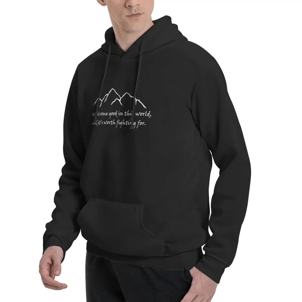 Samwise Quote Zipped Hoodies M - Winter Clothing Quotes 评论和价格