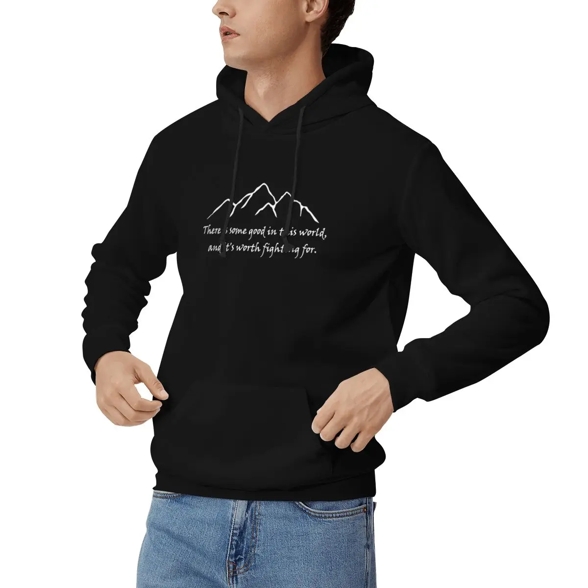 Samwise Quote Zipped Hoodies M - Winter Clothing Quotes 评论和价格