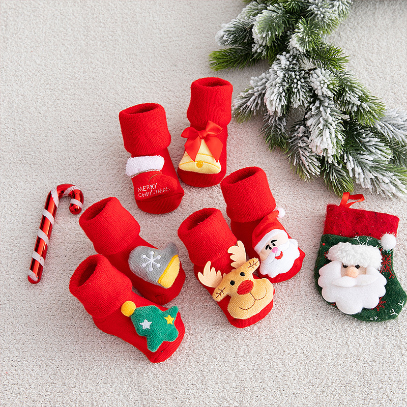 Baby Christmas Socks Newborns  - Winter Clothing Toddler 评论和价格