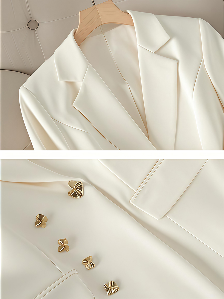 2Pcs Women's Temperament Set L - Winter Clothing Work 评论和价格