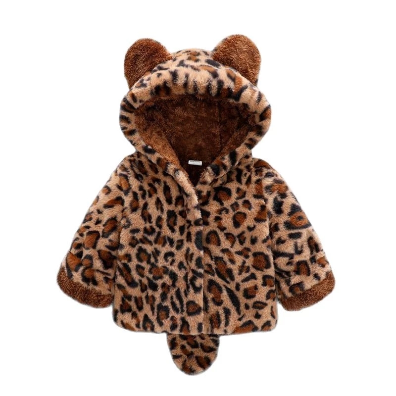 1 2 3 4 Years Plush Baby Jacke - Winter Clothing Toddler 评论和价格