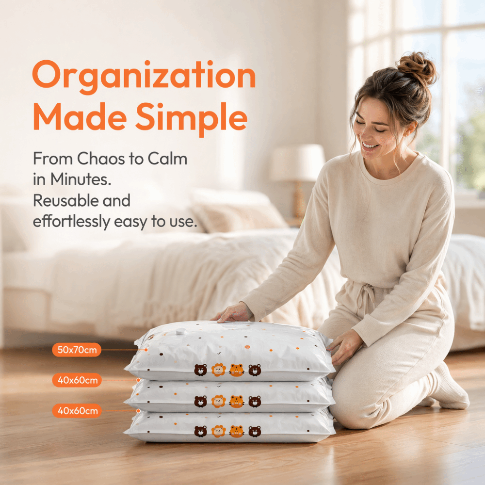 Thickened Vacuum Storage Bags  - Winter Clothing Organizer 评论和价格