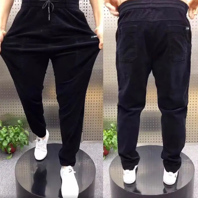 Corduroy Cargo Trousers Men's  - Winter Clothing Work 评论和价格