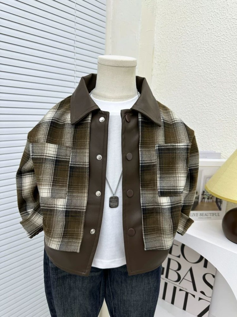 Children's Plaid Jacket Boys S - Winter Clothing For Toddlers 评论和价格