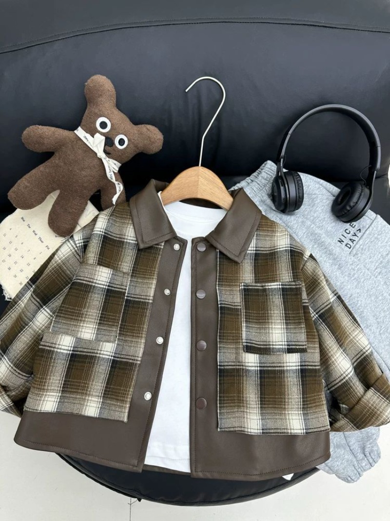 Children's Plaid Jacket Boys S - Winter Clothing For Toddlers 评论和价格