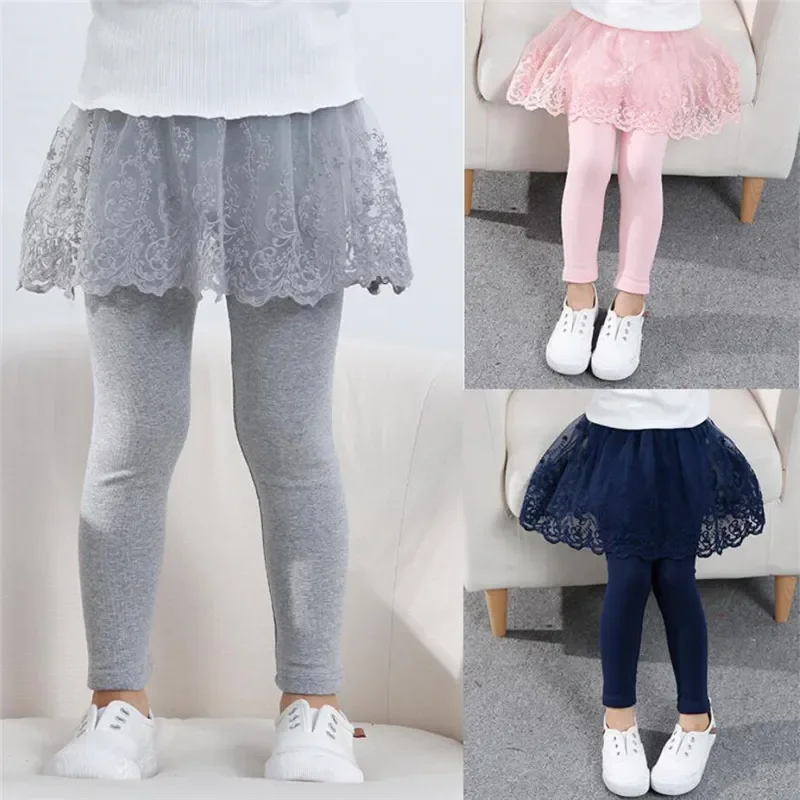 New Baby Girls Leggings Lace P - Winter Clothing For Toddlers 评论和价格