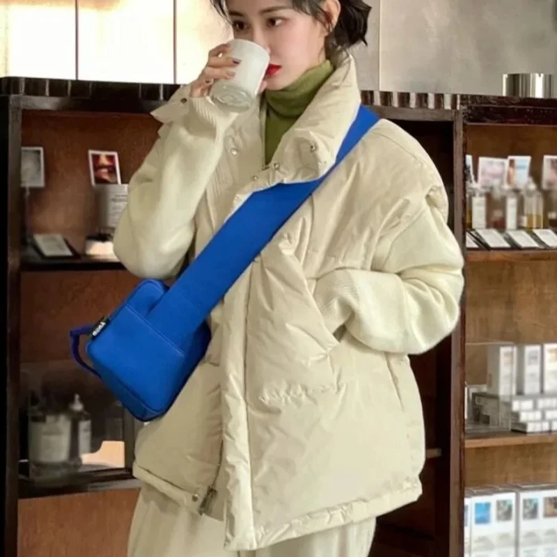 Solid Color Zipper Women's Ves - Winter Clothing Work 评论和价格
