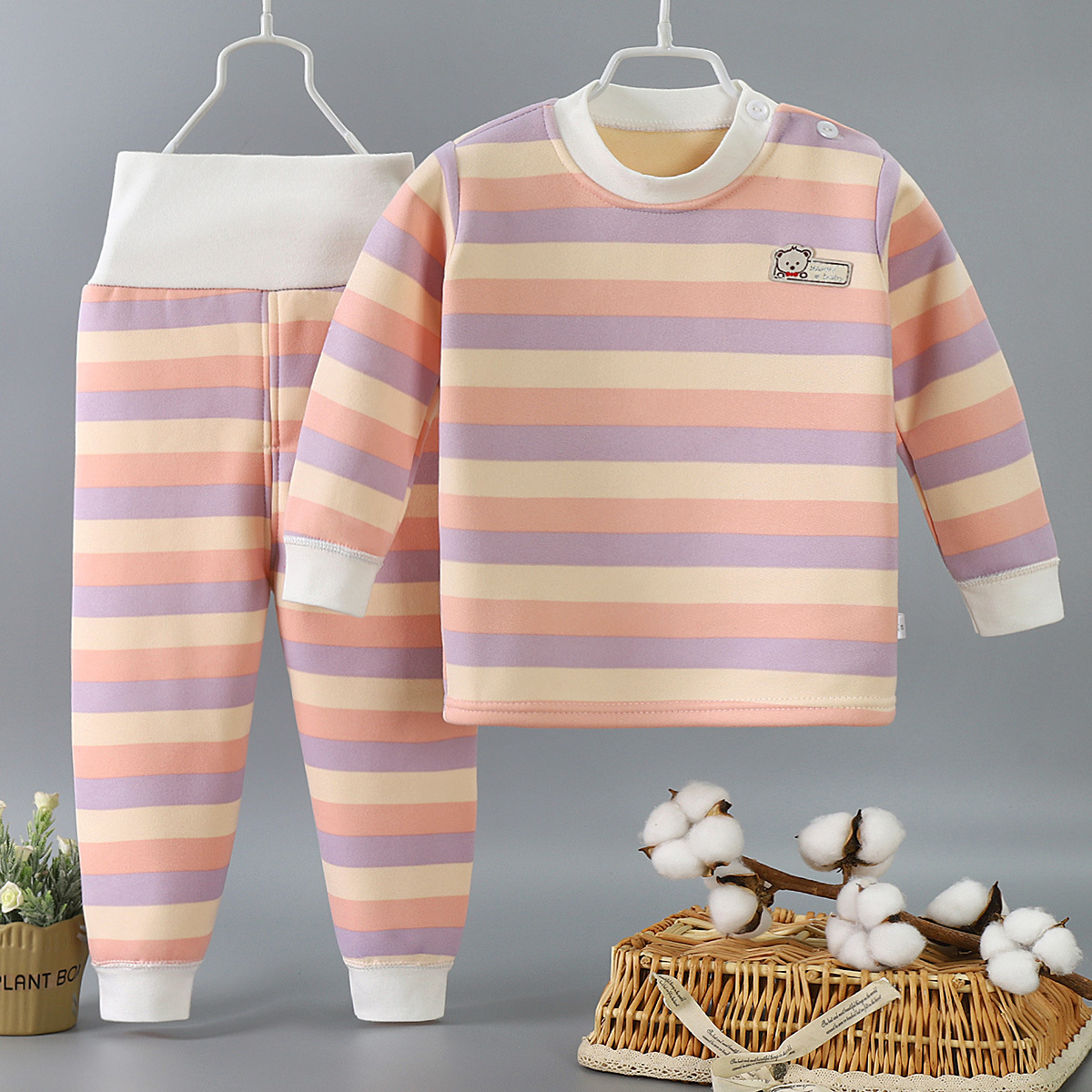 Thicken Warm Plush Children Se - Winter Clothing For Toddlers 评论和价格