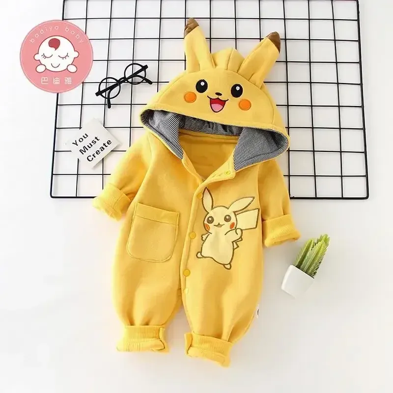 Cartoon Pocket Monsters Baby P - Winter Clothing For Toddlers 评论和价格