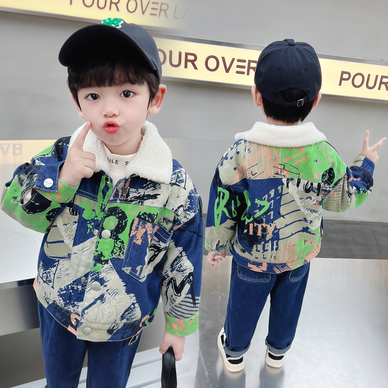 Kids Baby Warm Denim Jacket Pa - Winter Clothing Activities For Toddlers 评论和价格