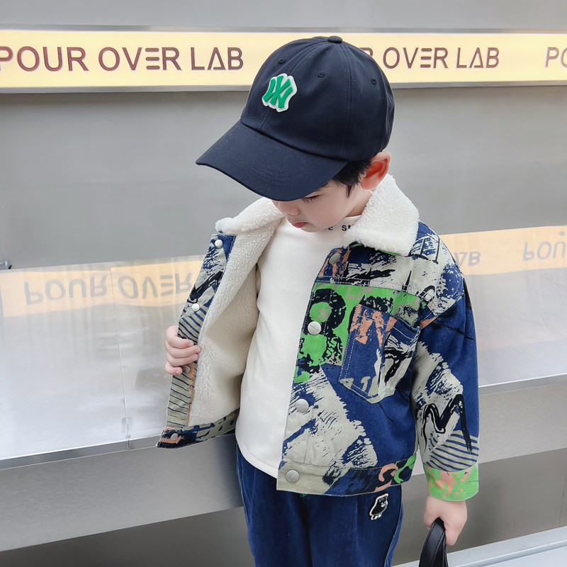 Kids Baby Warm Denim Jacket Pa - Winter Clothing Activities For Toddlers 评论和价格