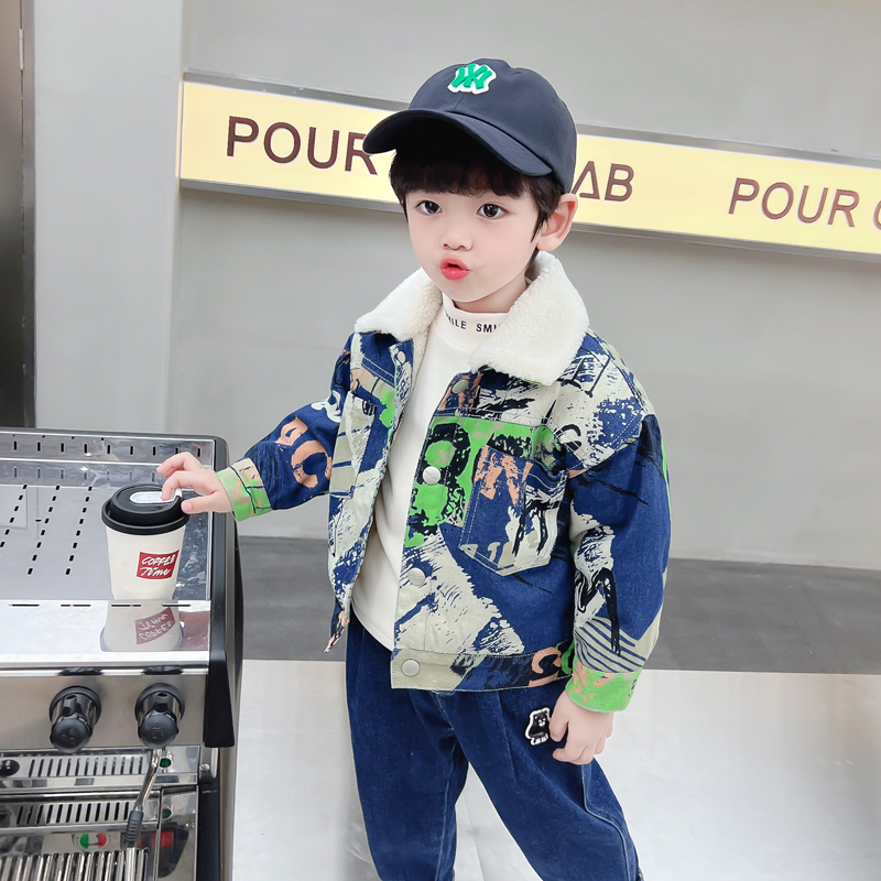 Kids Baby Warm Denim Jacket Pa - Winter Clothing Activities For Toddlers 评论和价格