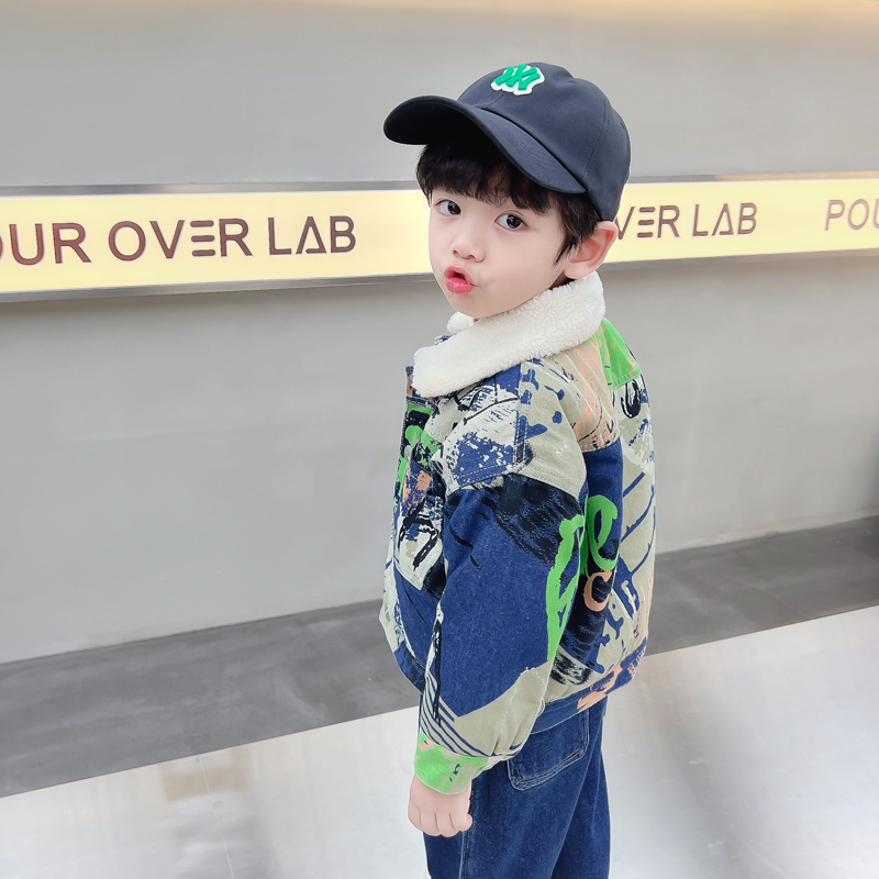 Kids Baby Warm Denim Jacket Pa - Winter Clothing Activities For Toddlers 评论和价格