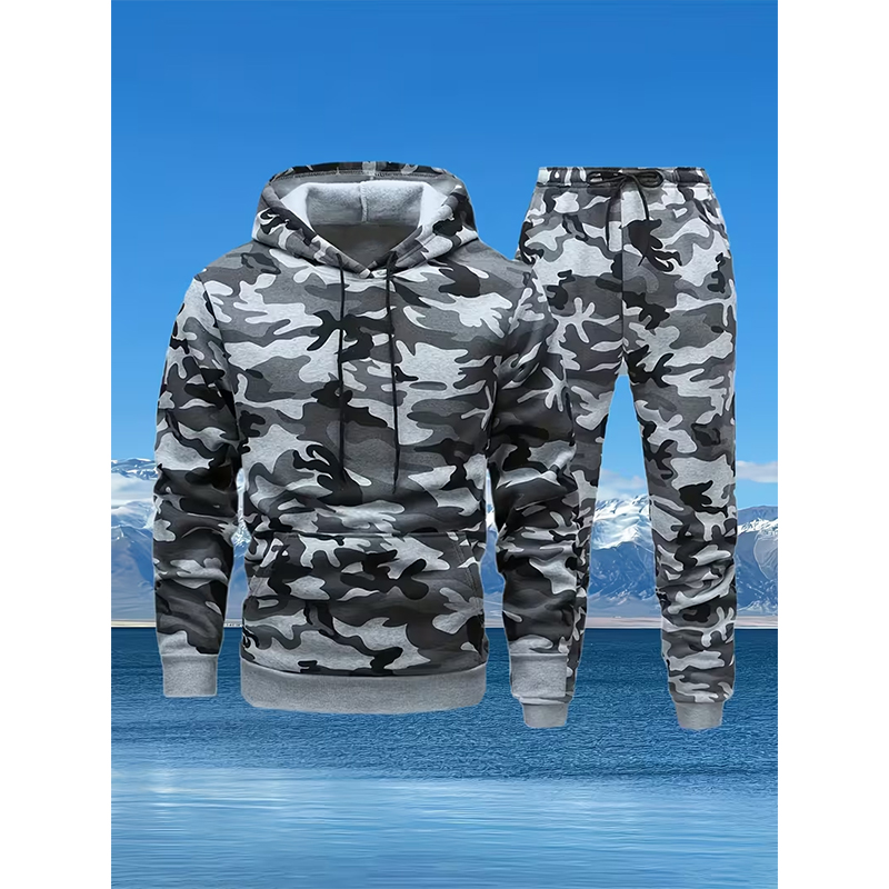 Autumn Camouflage 3D Print Hoo - Winter Clothing Usa 评论和价格