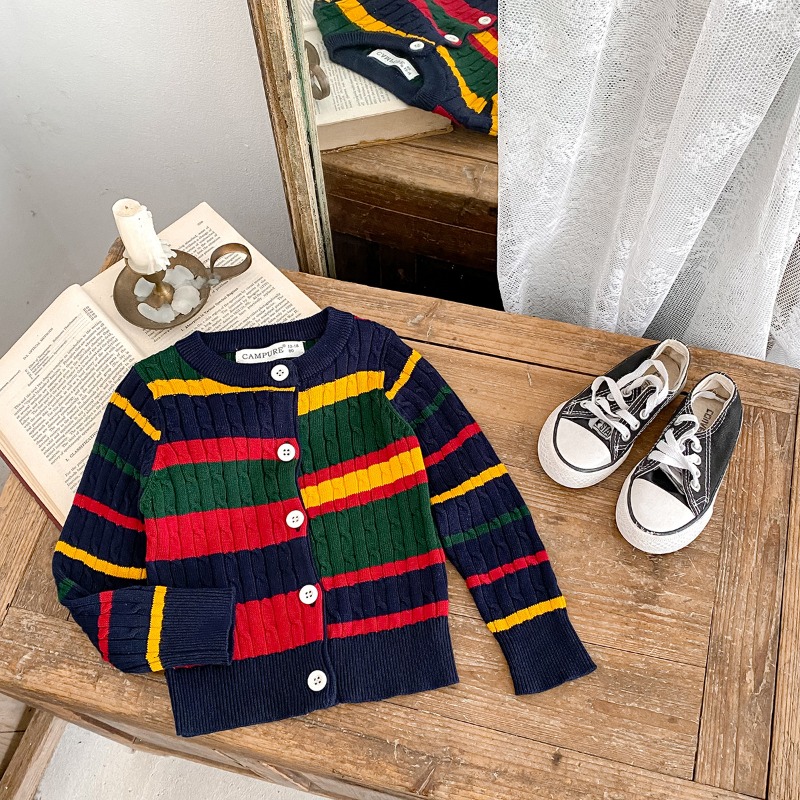 Children's Knitted Cardigan Au - Winter Clothing Activities For Toddlers 评论和价格