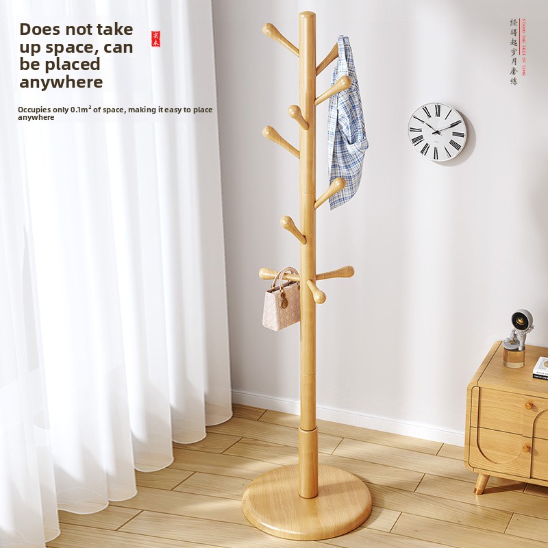 Solid Wood Freestanding Coat R - Winter Clothing Organizer 评论和价格