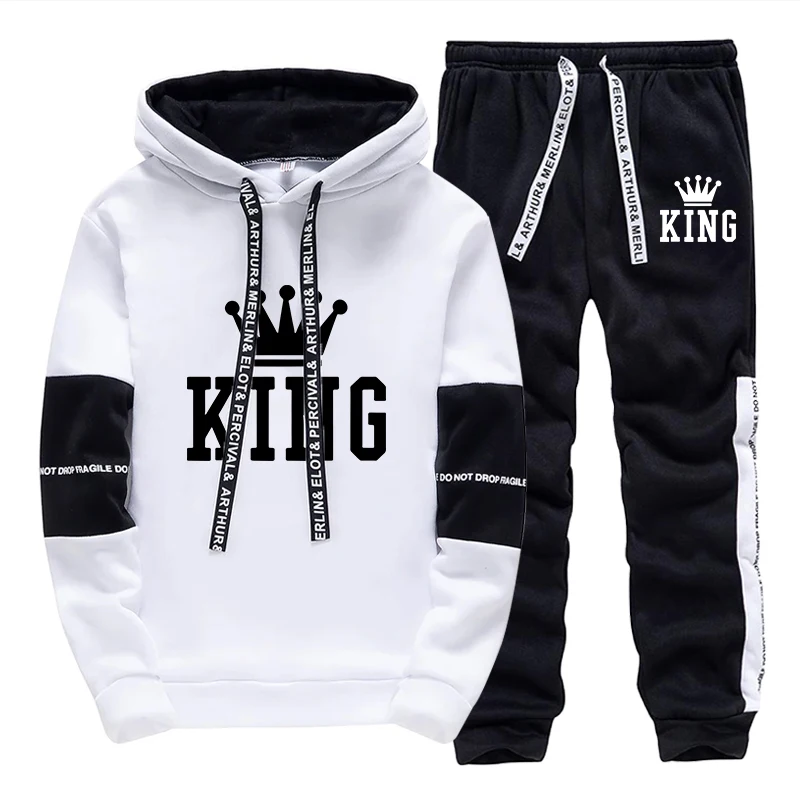 King Printing Tracksuit for Ma - Winter Clothing Men 评论和价格
