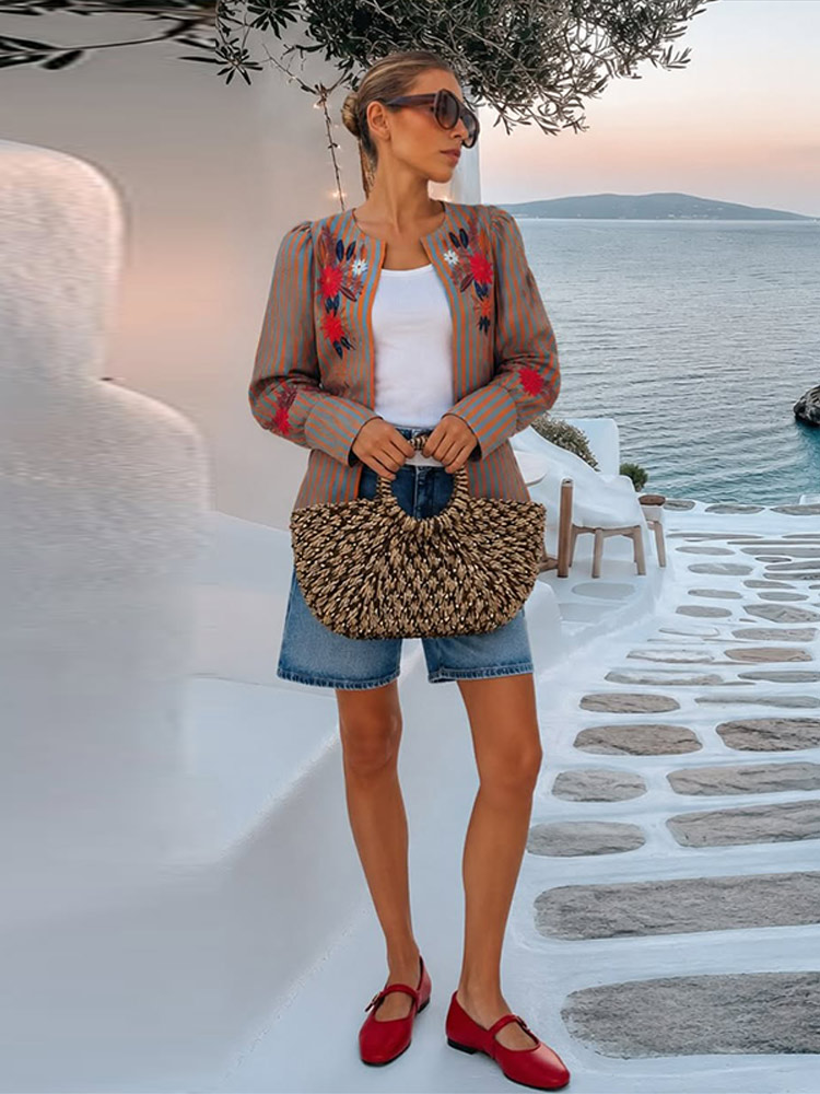 2026 Early Autumn Striped Flow - Winter Clothing Usa 评论和价格